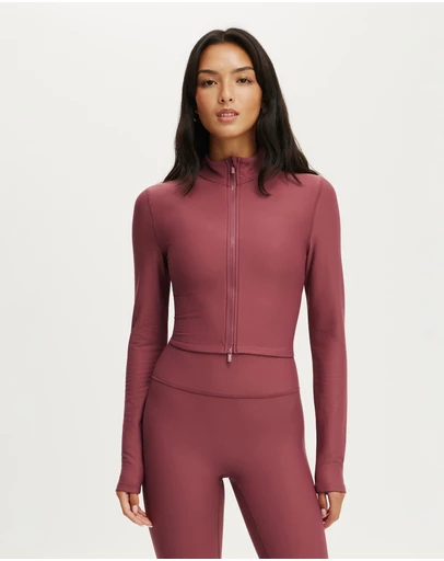 Cotton On Body Active - Active Fleece Lined Cropped Jacket