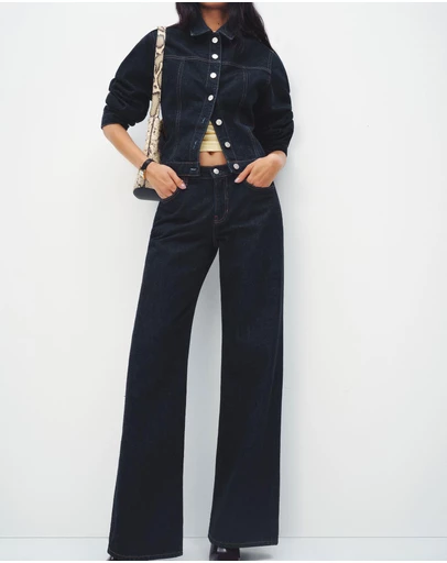 Reformation - Cary Low Rise Slouchy Wide Leg Jeans