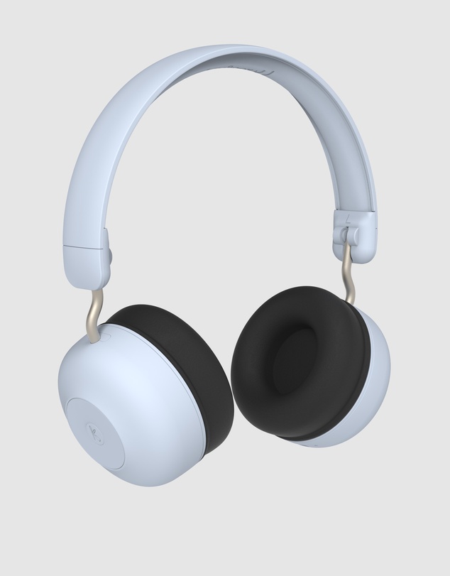 Kreafunk - Kreafunk Kids Buzz Bluetooth Headphones W/ Anc - Cloudy Blue