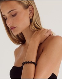 CENDRE - Constance Bracelet | Black Agate