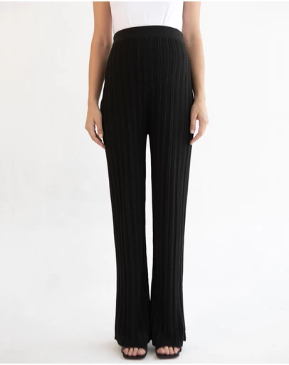 Soon Maternity - Collette Linen Knit Pants