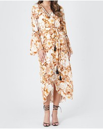 Amelius - Golden Flower Dress