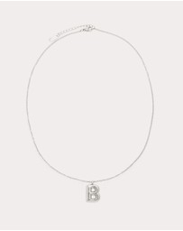 Petit Moments - Bubble Initial Necklace - All Letters