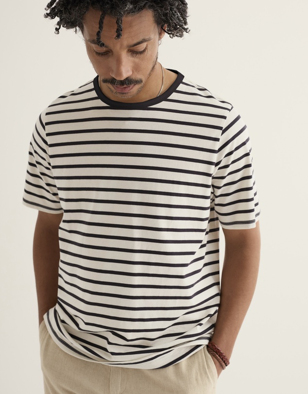 Seasalt - Men's Seven Seas Sailor Tee in GOTS-Certified Organic Cotton