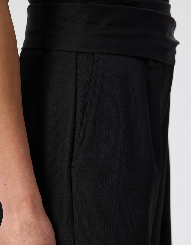 Tussah - Arianna Satin Scarf Tie Tailored Pants