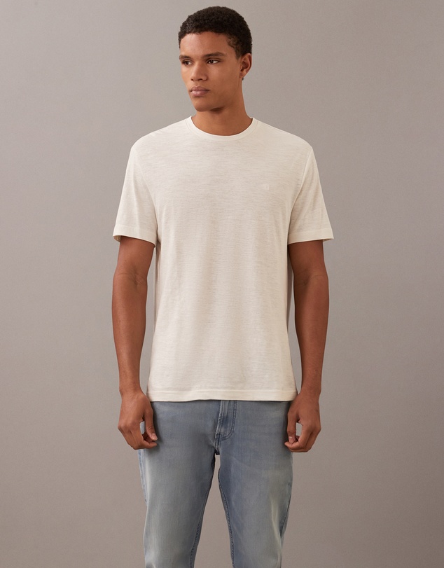 Calvin Klein - Cotton Linen T-Shirt