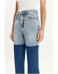 Bardot - Pia Two Toned Flared Jeans
