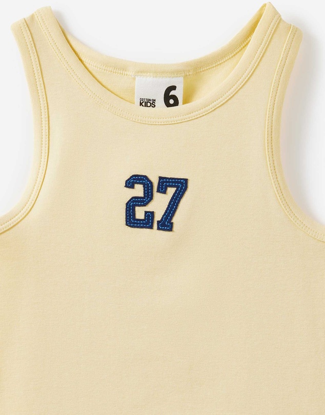 Cotton On Kids - Fitted Essential Racer Back Tank