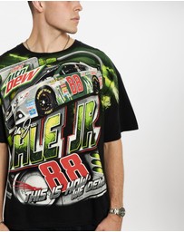 Vintage by The Real Deal - Pre Loved - Vintage All Over Print Racing Tee