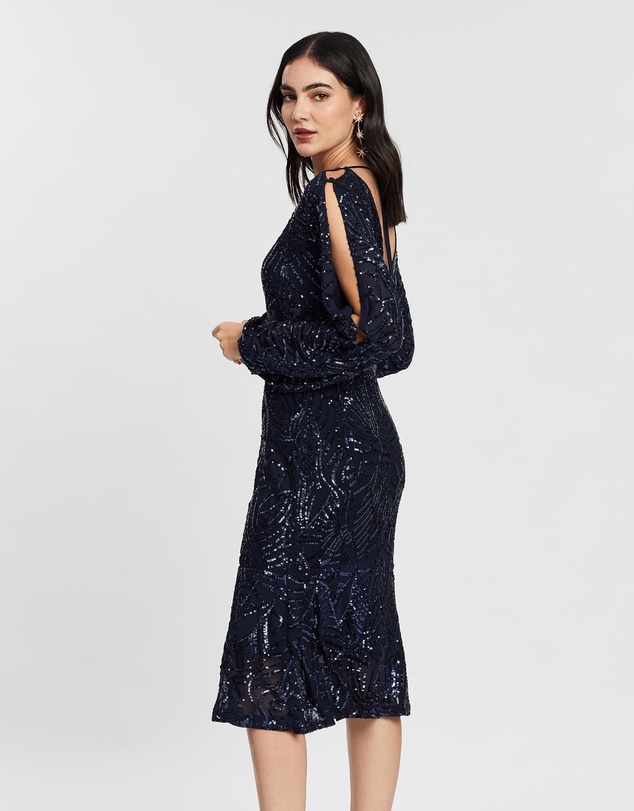 Alabaster The Label - Luminescence Sequin Sleeve Dress