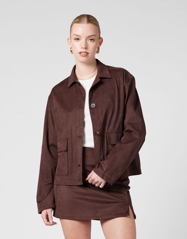 MVN - Faux Suede Jacket