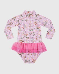 Aqua Blu Kids - Robin Long Sleeve One Piece - Babies