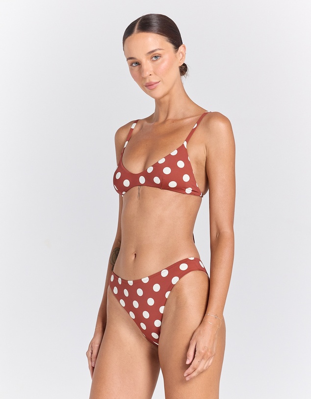 Poolside Paradiso - Seaside Isola Bikini Top - Sienna
