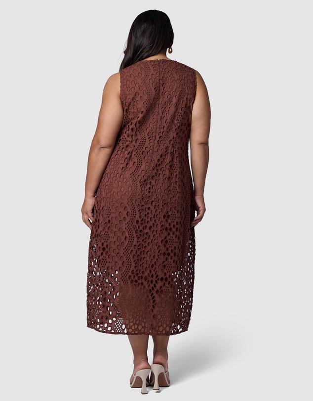 Something 4 Olivia - Briony Broderie Midi Dress