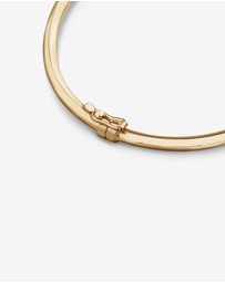 Michael Hill - 60mm Hollow Tube Bangle in 10kt Yellow Gold
