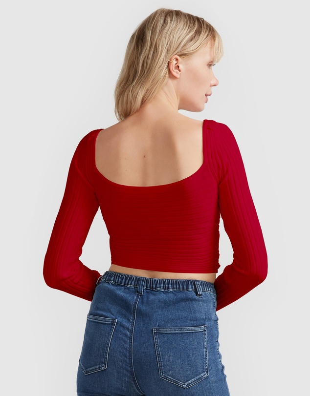 Belle & Bloom - Forget Me Not Knit Crop