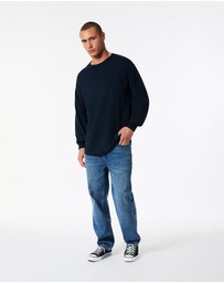 American Apparel - Unisex Long Sleeve Crew Neck T-Shirt
