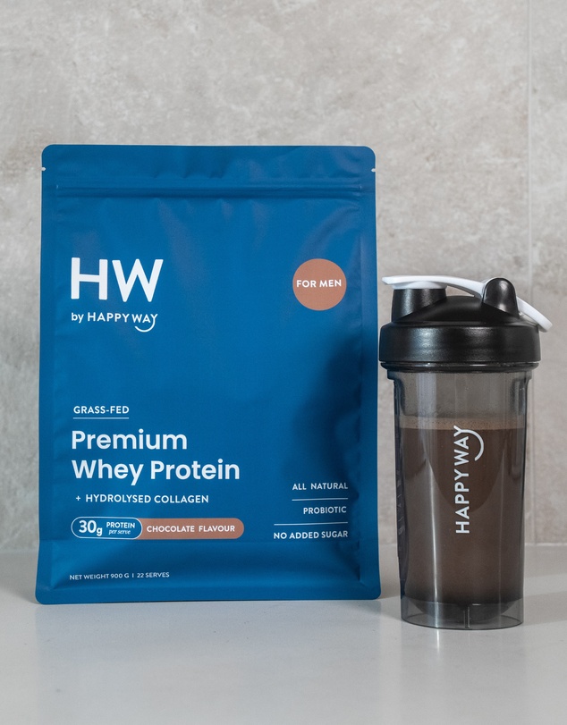 Happy Way - Men's Chocolate Whey Protein Powder