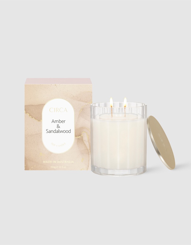 CIRCA - Amber & Sandalwood Soy Candle