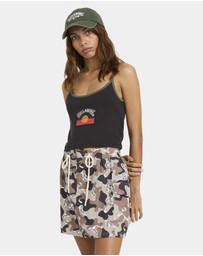 Billabong - Womens Otis Flag Cropped Tank