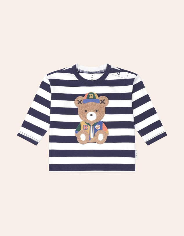 Huxbaby - Varsity Hux Stripe Top - Babies-Kids