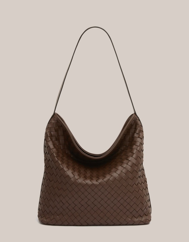 VESTIRSI - Bianca Woven Hobo Chocolate