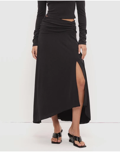 MON RENN - Farrah Draped Skirt