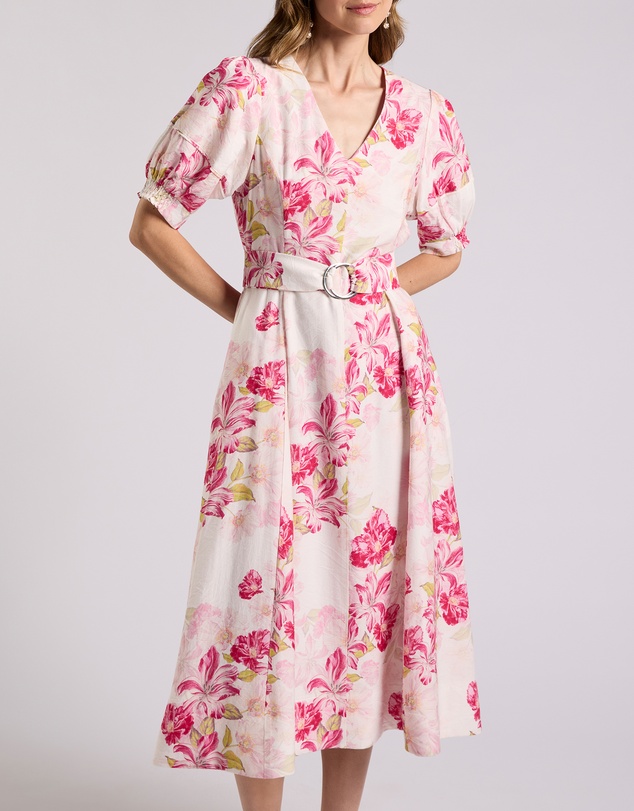 David Lawrence - Argon Linen Blend Dress