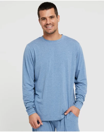 Bamboo Body - Men's Long Sleeve Crew Neck