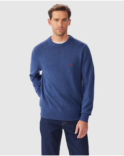 R.M.Williams - Tilba Linen Crew Jumper