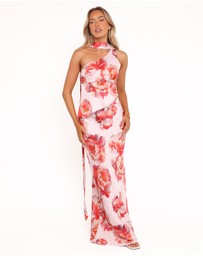 Petal & Pup - Georgina One Shoulder Skirt Set - Pink Peony