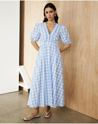Atmos&Here - Penny Gingham Maxi Dress