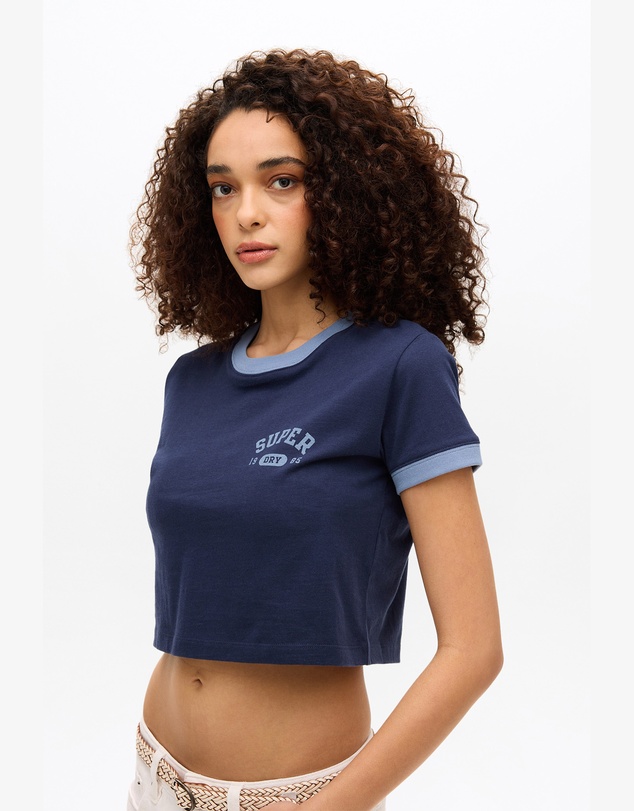 Superdry - Athletic Essentials Ringer Slim Fit Tee