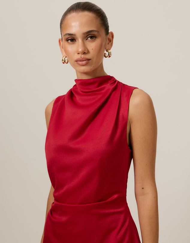 Tussah - Cowl Neck Mini Dress