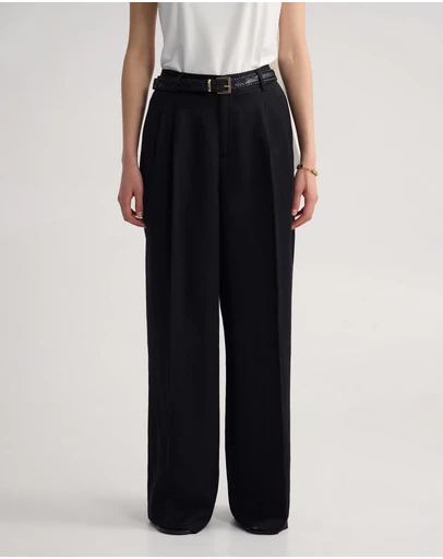 Oxford - Cameron Pleat Front Pant