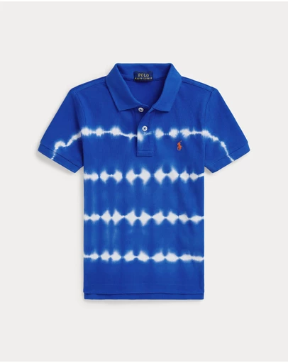 Polo Ralph Lauren - Tie-Dye Cotton Mesh Polo Shirt - Babies-Kids