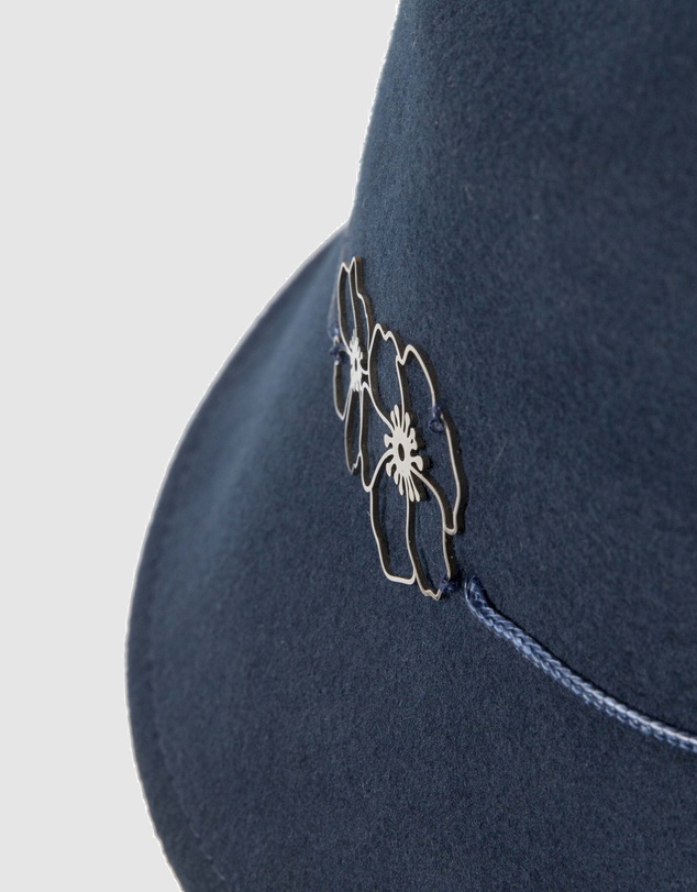 Max Alexander - Felt Navy Trilby Hat