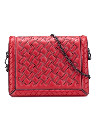 Bottega Veneta - Pre-Loved Nappa Intrecciato Microstud Montebello Crossbody