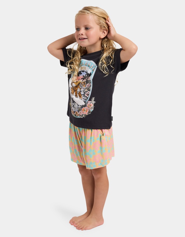 Billabong - Girls 2 to 7 Surf Kitty T-Shirt