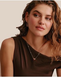 THOMAS SABO - THOMAS SABO Necklace with Red Heart Pendant Gold