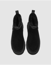 EVERAU - Australian Shepherd Ugg Chelsie Platform Cow Suede Upper UGG Boots
