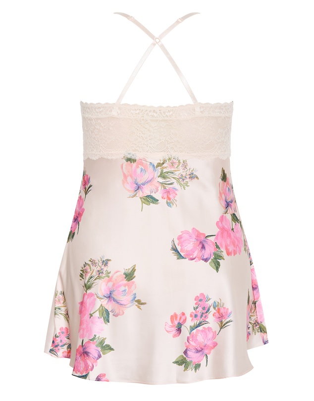 City Chic - Plus size Arcadia Chemise - pink