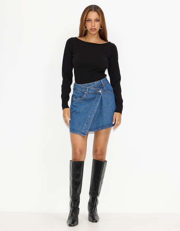 Dazie - Angel Knitted Long Sleeve Top
