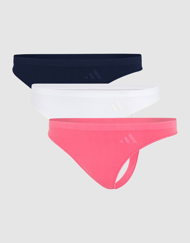 adidas Sportswear - 3 Pack Active Seamless Thong Underwear