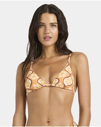 Billabong - Womens Sol Groove Tall Triangle Bikini Top