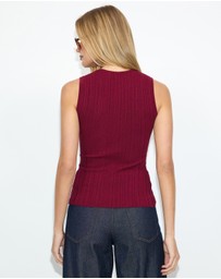 Dazie - Brynn Zip Through Vest