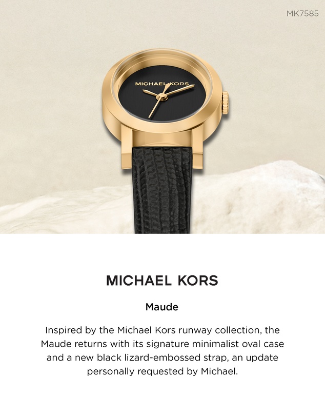 Michael Kors - Maude Black Analogue Watch