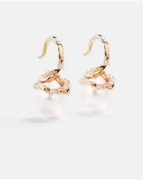 By Charlotte - Dive Into Serenity Pearl Earrings
