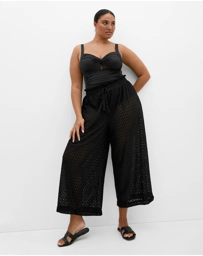 City Chic - Andros Jacquard Knit Pant