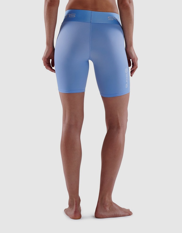 SKINS - SKINS Compression Women's Series-1 Activewear Half Tight Sky Blue